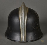 Third Reich Fire Police Model 1934 Double Decal Helmet
