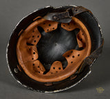 Third Reich Fire Police Model 1934 Double Decal Helmet