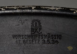 Third Reich Fire Police Model 1934 Double Decal Helmet
