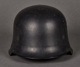 Third Reich Model 1934 Double Decal Fire Police Helmet