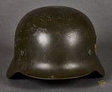 WWII German Army Model 1935 Single Decal Reissue Helmet