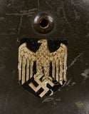 WWII German Army Model 1935 Single Decal Reissue Helmet