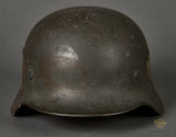 WWII German Army Model 1935 Single Decal Helmet
