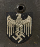 WWII German Army Model 1935 Single Decal Helmet