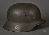 WWII German Army Model 1935 Single Decal Helmet