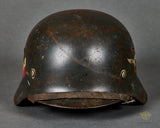 WWII German Model 1935 Luftwaffe Double Decal Helmet