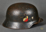 WWII German Model 1935 Luftwaffe Double Decal Helmet