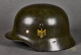 WWII German Army Model 1935 Double Decal Helmet