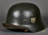 WWII German Army Model 1935 Double Decal Helmet