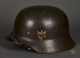 WWII German Army Model 1935 Double Decal Helmet