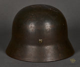 WWII German Army Model 1935 Double Decal Helmet