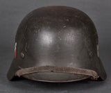 WWII German Army Model 1935 Double Decal Helmet