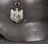 WWII German Army Model 1935 Double Decal Helmet
