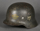 WWII German Model 1935 Army Reissue Combat Helmet