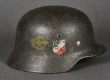 WWII German Model 1935 Army Reissue Combat Helmet