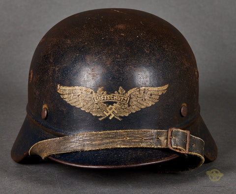 Third Reich Luftschutz Model 1935 Combat Helmet