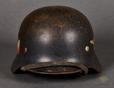 WWII German Luftwaffe Model 1935 Double Decal Helmet
