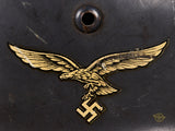 WWII German Luftwaffe Model 1935 Double Decal Helmet