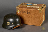 INCREDIBLE SS Model 1935 Single Decal Reissue Helmet with Fantastic Story