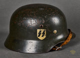 INCREDIBLE SS Model 1935 Single Decal Reissue Helmet with Fantastic Story