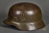 WWII German Moel 1940 Army Camouflage Helmet