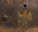 WWII German Army DAK Model 1940 Camouflage Helmet