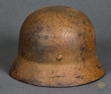 WWII German Army DAK Model 1940 Camouflage Helmet