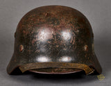 WWII German Army Model 1940 Single Decal Combat Helmet