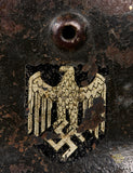 WWII German Army Model 1940 Single Decal Combat Helmet