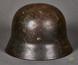 WWII German Army Model 1940 Single Decal Combat Helmet