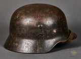 WWII German Army Model 1940 Single Decal Combat Helmet