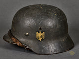 WWII German Army Model 1935 Single Decal Reissue Helmet