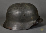 WWII German Army Model 1935 Single Decal Reissue Helmet