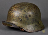 WWII German Model 1940 Wehrmacht Camouflage Helmet
