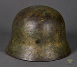 WWII German Model 1940 Wehrmacht Camouflage Helmet