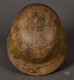 WWII German Army Three Color Camouflage Helmet