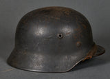 WWII German Luftwaffe Model 1940 Single Decal Helmet