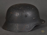 WWII German Luftwaffe Model 1940 Single Decal Combat Helmet