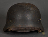 WWII German Luftwaffe Model 1940 Single Decal Combat Helmet