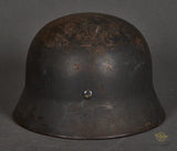 WWII German Luftwaffe Model 1940 Single Decal Combat Helmet