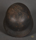 WWII German Luftwaffe Model 1940 Single Decal Combat Helmet