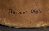 WWII German Luftwaffe Model 1940 Single Decal Combat Helmet