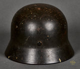 WWII German Model 1940 Police Double Decal Combat Helmet