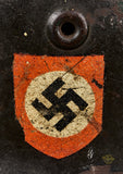 WWII German Model 1940 Police Double Decal Combat Helmet