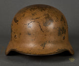 WWII German Army DAK Camouflage Helmet