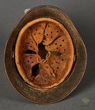 WWII German Army DAK Camouflage Helmet