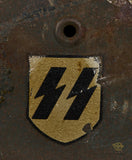 WWII German Waffen SS Model 1940 Double Decal Helmet by Quist