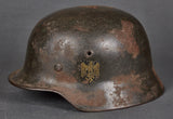 WWII German Kriegsmarine Model 1940 Single Decal Helmet