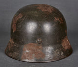 WWII German Kriegsmarine Model 1940 Single Decal Helmet