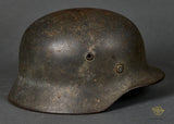 WWII German Luftwaffe Model 1940 Single Decal Helmet